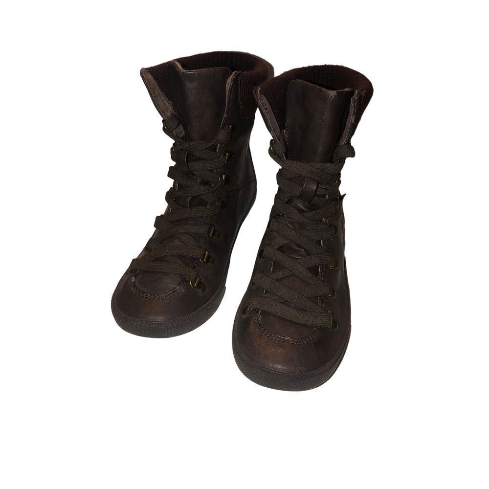 Blowfish brown leather lace up boots Women’s size 6 NWOB